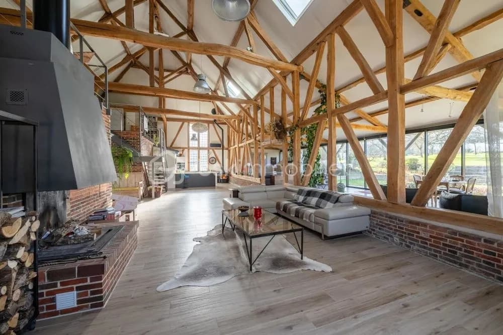 Ensemble Immobilier : somptueux loft avec ses grands volumes + sa longère indépendante, le tout sur un terrain clos et arboré ! - Photo 1