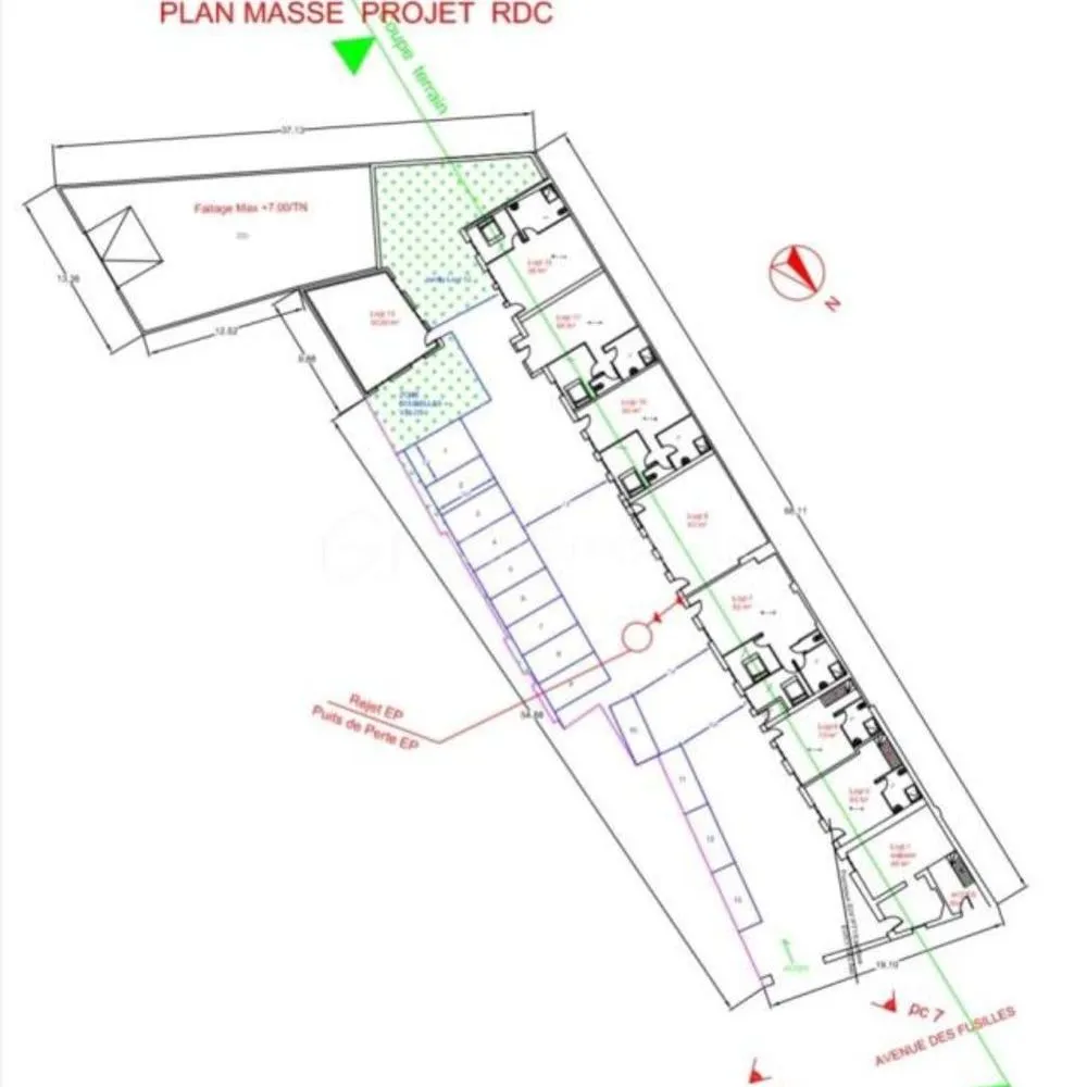 Immeuble 13 logements en cours de construction - Photo 1