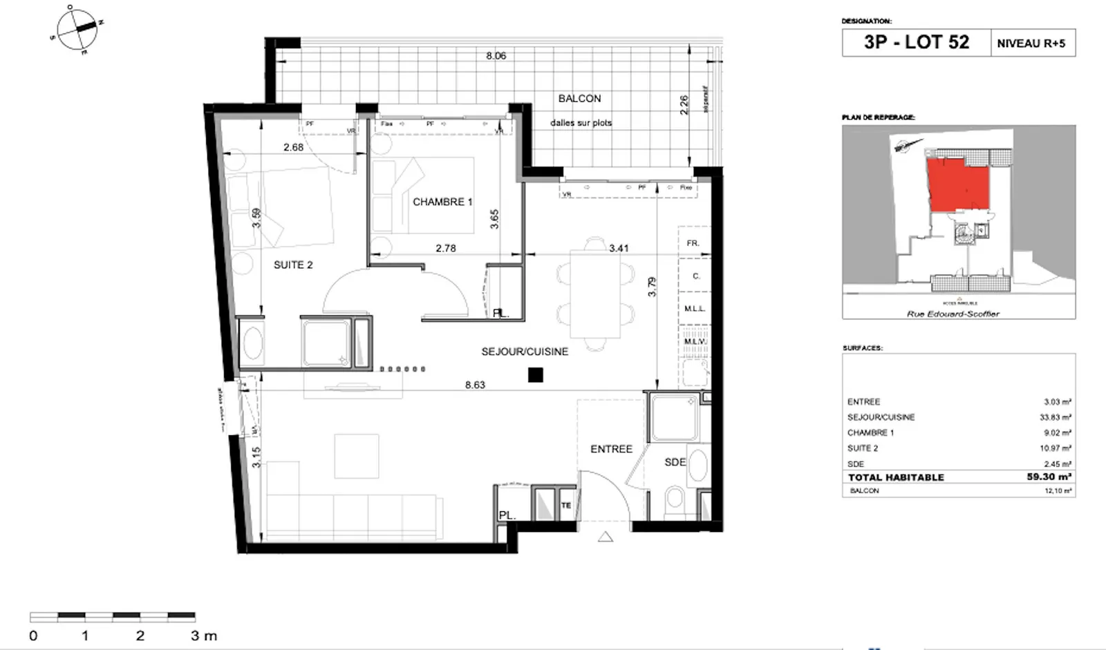 4 appartements neuf livrés quartier Port à Nice - Photo 1