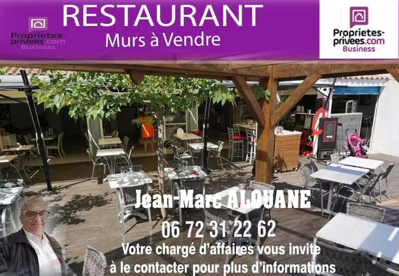MARSEILLAN PLAGE - Bar, Restaurant, Glacier, avec grande terrasse - Photo 1