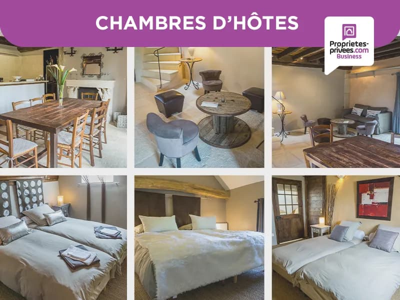 DOMAINE TOURISTIQUE- Maison principale, 2 chalets, 1 mobil-home, piscine, jacuzzi, Sauna, sur terrain de plus de 3 400 m2 - Photo 1