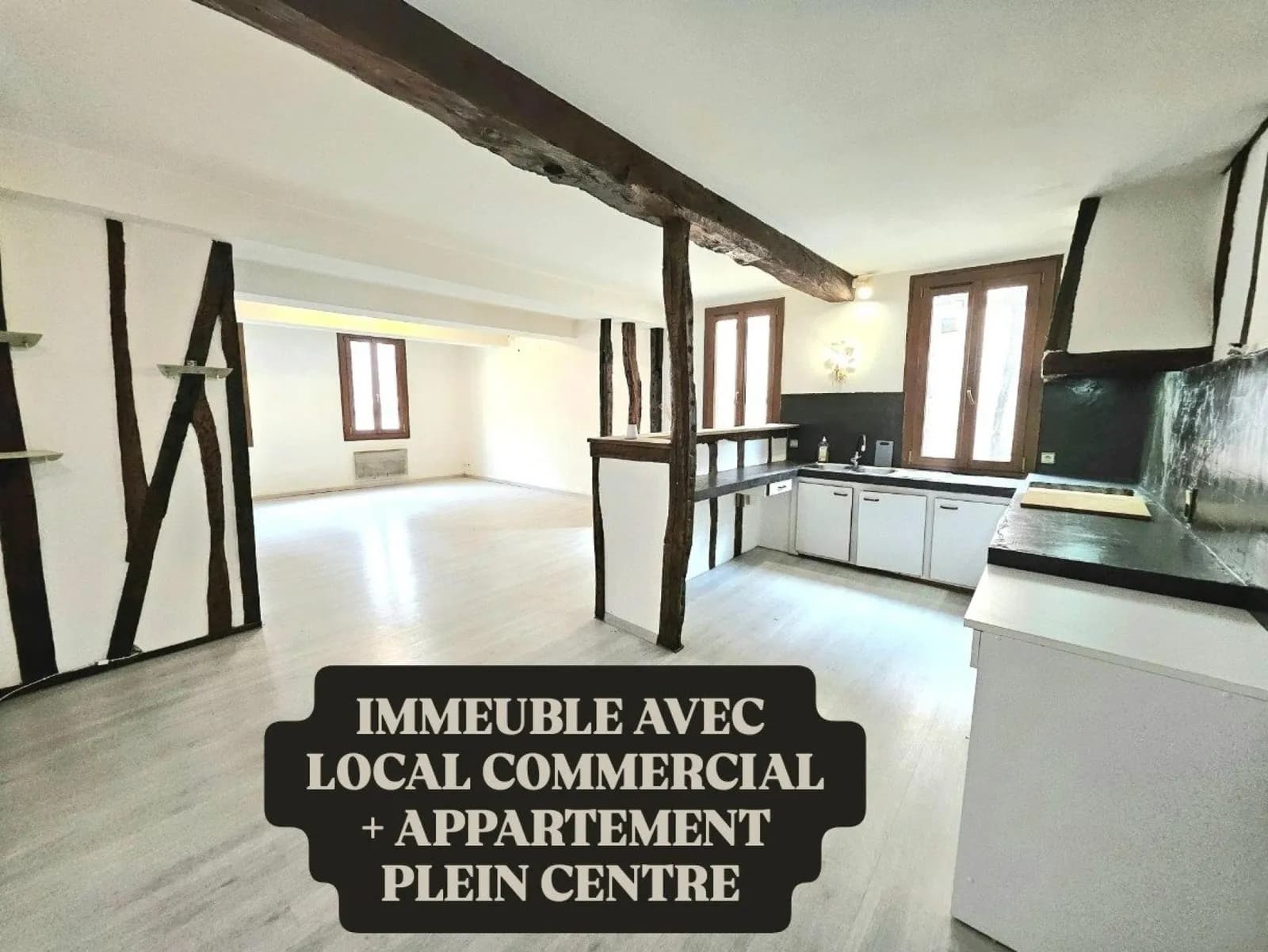 IMMEUBLE AVEC APPARTEMENT, LOCAL COMMERCIAL ET CAVE - Photo 1