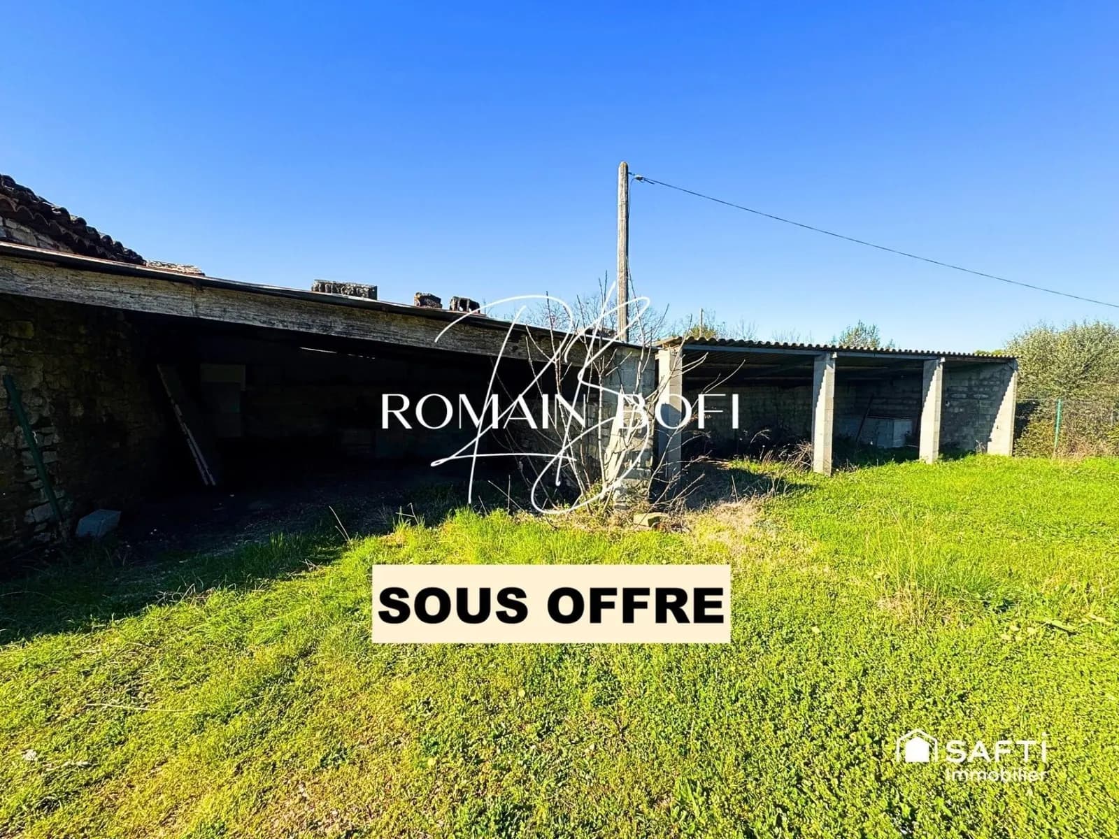 Local ouvert 60m2 sur 300m2 de terrain - Photo 1