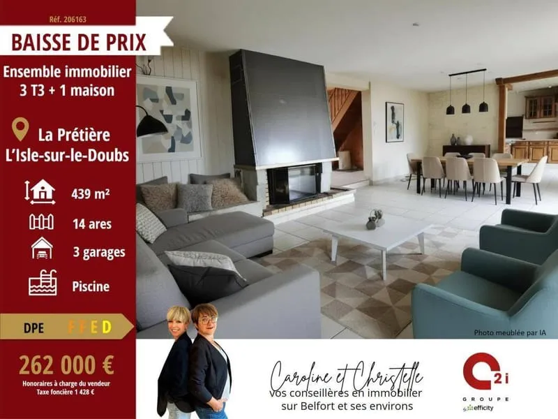 Immeuble 439 m² - Photo 1