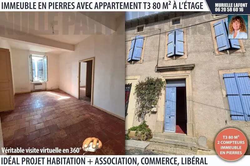 Immeuble 5 pièces 80 m² - Photo 1