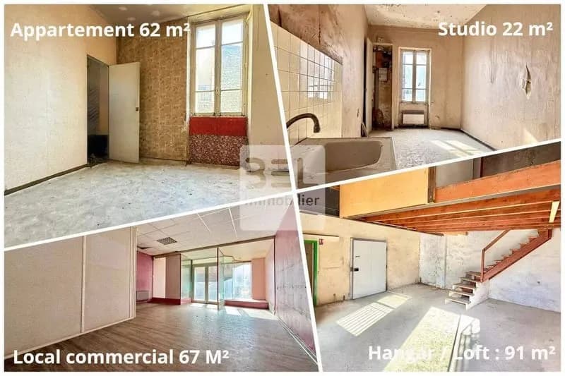 Immeuble 244 m² - Photo 1