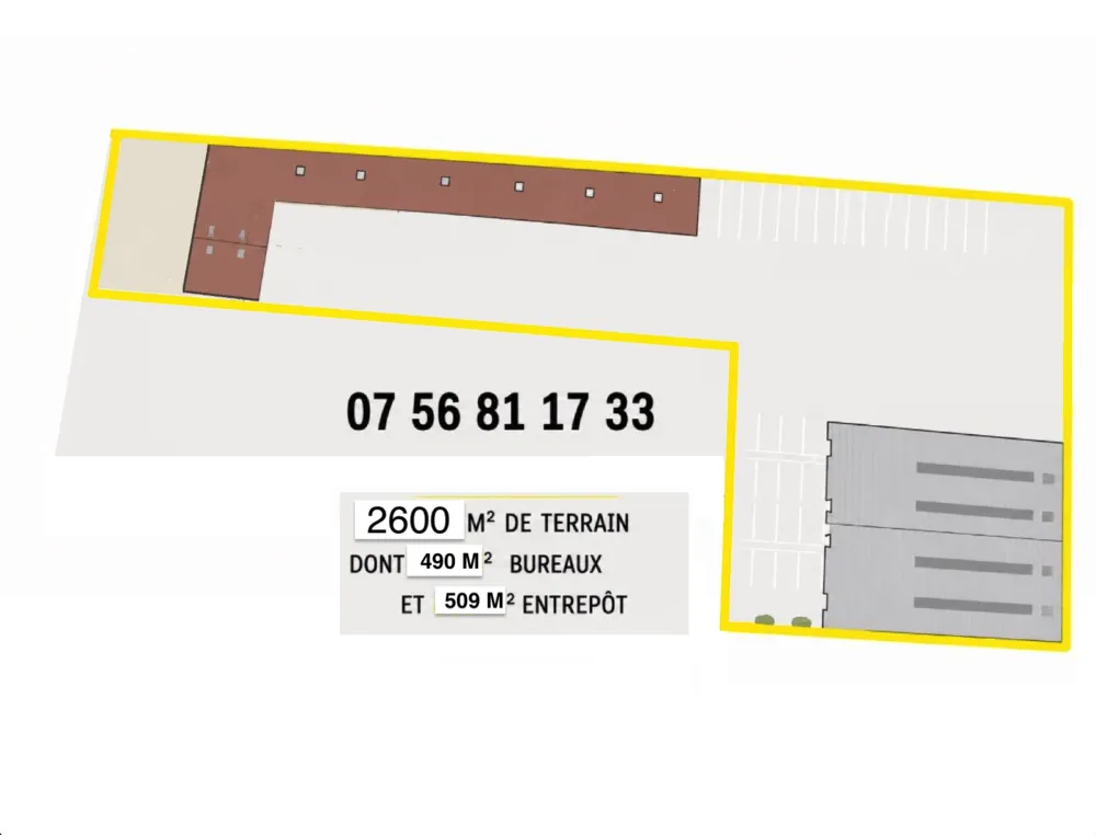 ENSEMBLE IMMOBILIER 1000 m² SUR 2600 m² DE TERRAIN - Photo 1